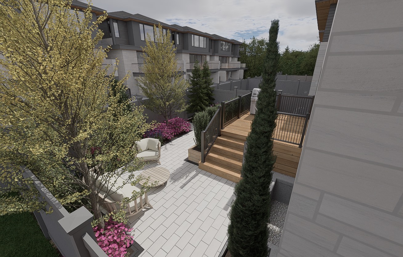 Patio and steps detail